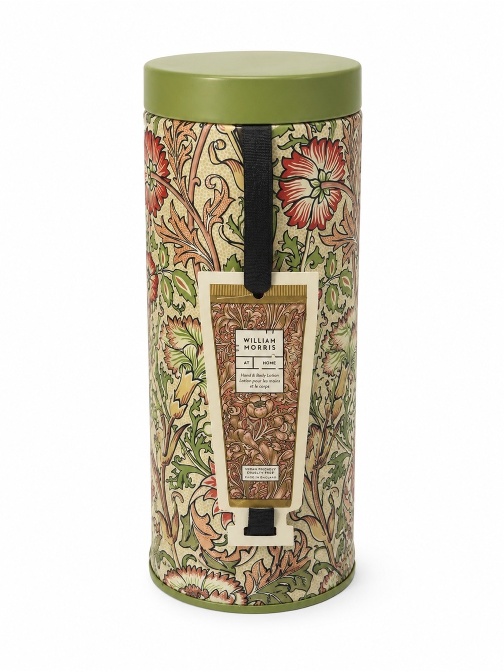 William Morris Vanilla Sandalwood Hand Lotion with Cannister